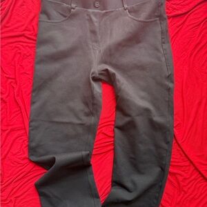 Black stretchy work pants